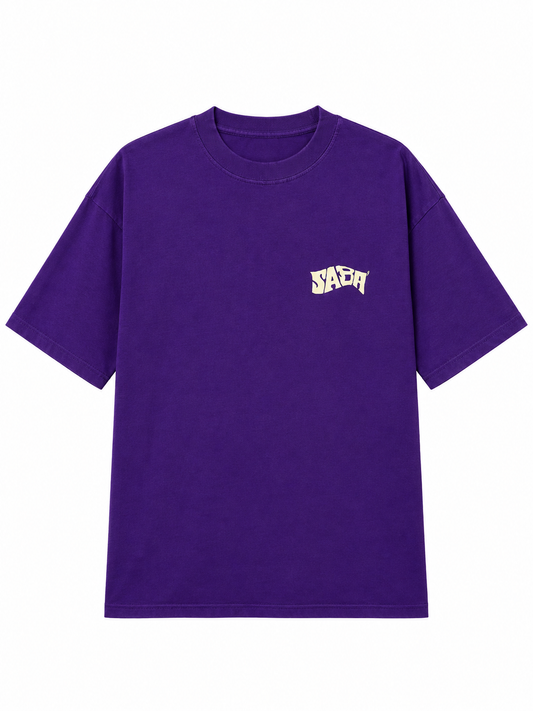Camiseta Oversized Sabá Originals Púrpura